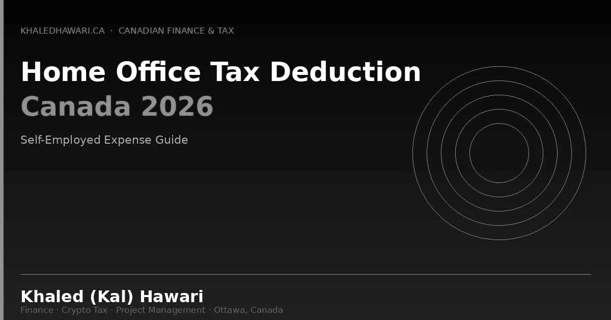 A self-employed consultant working at a dedicated home office desk while reviewing business expense receipts