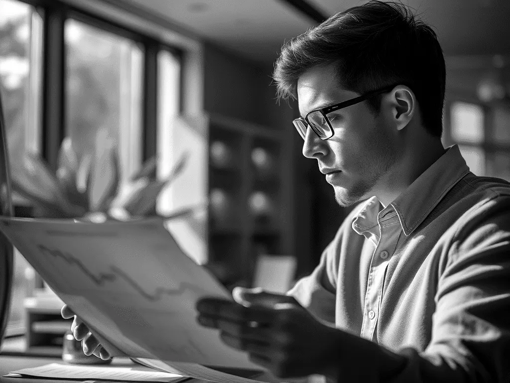 A Canadian investor reviewing sustainability ratings and portfolio allocations on a laptop