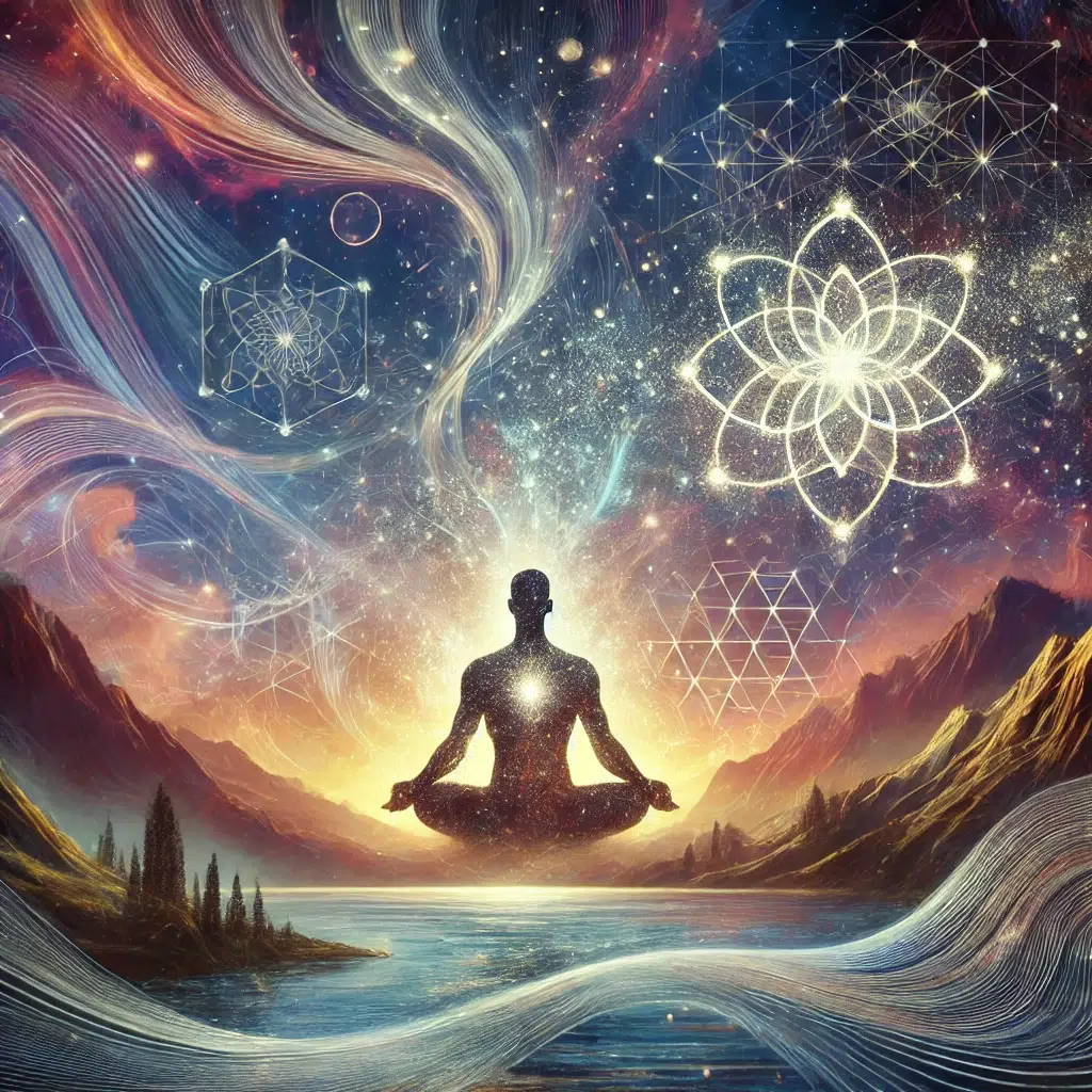 Brain connected to glowing quantum circuits in a high-tech environment Brain connected to glowing quantum circuits in a high-tech environment