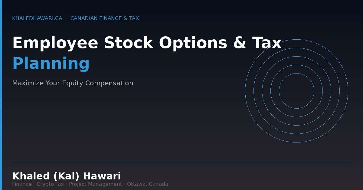 Employee Stock Options & Tax Planning: Maximize Your Equity Compensation