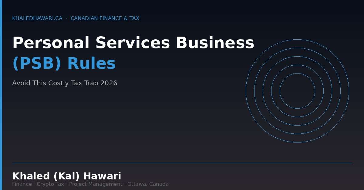 Personal Services Business (PSB) Rules: Avoid This Costly Tax Trap 2026