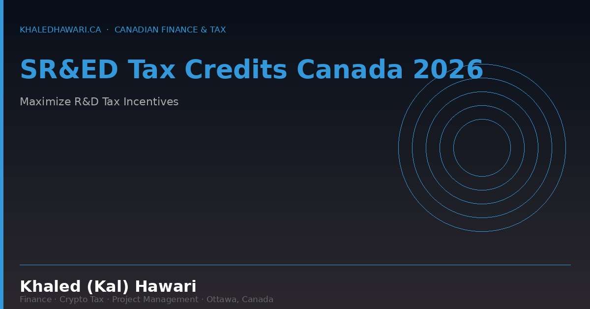 SR&ED Tax Credits Canada 2026: Maximize R&D Tax Incentives for Innovation
