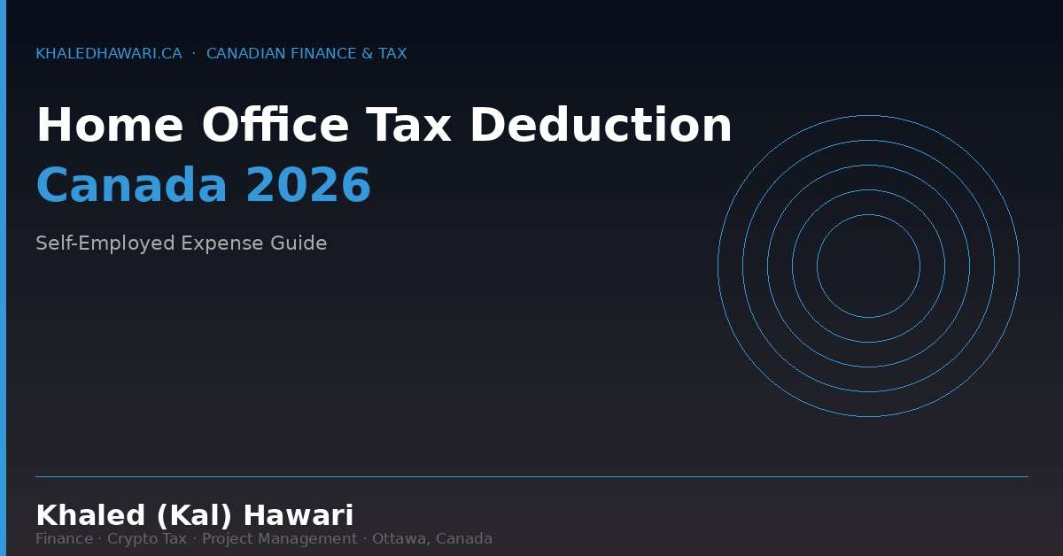 Home Office Tax Deduction Canada 2026: Self-Employed Expense Guide
