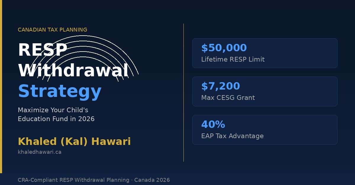 RESP Withdrawal Strategy Guide: Maximize Your Child’s Education Fund 2026